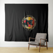 Tenture Muay Thai Funny Chat Kickboxing Thaïlande Chat de  (En situation (horizontale))