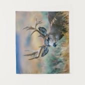 Tenture Mule Deer Buck | Parc national du Grand Teton Wyom (Devant)