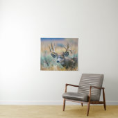 Tenture Mule Deer Buck | Parc national du Grand Teton Wyom (En situation (horizontale))