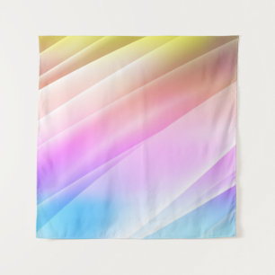 Tenture Multicolor léger, Couvercle arc-en-ciel avec longu