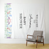 Tenture Multihued Wildflower Baby Shower Celebration (En situation (horizontale))