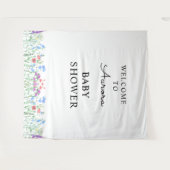 Tenture Multihued Wildflower Baby Shower Celebration (Devant (Horizontal))