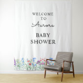 Tenture Multihued Wildflower Baby Shower Celebration (En situation)