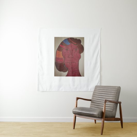 Tenture Multiracial Art Tapestry (En situation)
