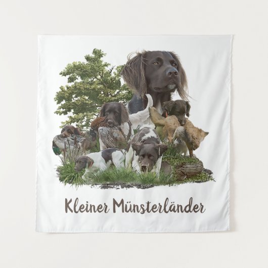 Tenture Munsterlander , chien polyvalent de pointage et d (Devant)