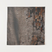 Tenture Mur avec briques cassées (Devant (Horizontal))