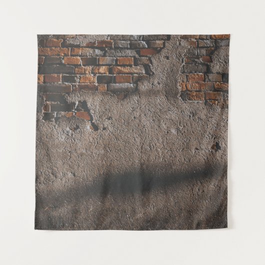 Tenture Mur avec briques cassées (Devant)