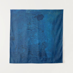 Tenture Mur bleu grunge ancien motif