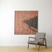 Tenture Mur Brown en brique (En situation)