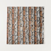 Tenture mur de briques Brown (Devant (Horizontal))