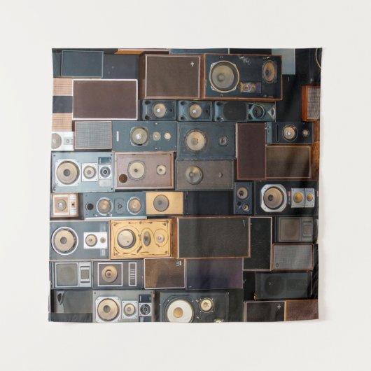 Tenture Mur de haut-parleurs (Devant (Horizontal))