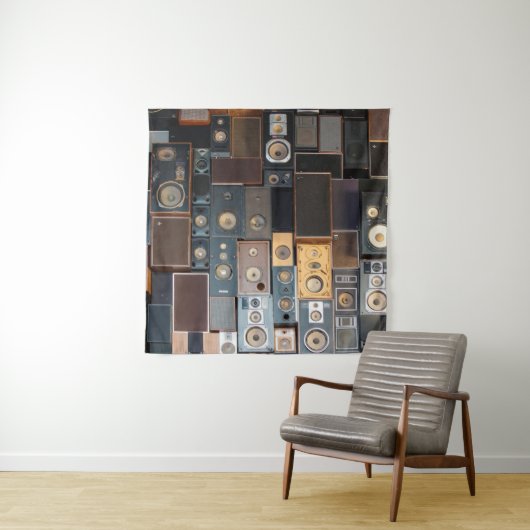 Tenture Mur de haut-parleurs (En situation)