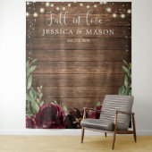 Tenture Mur de la Bourgogne en bois rustique (En situation)