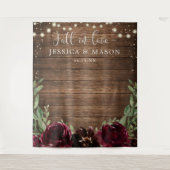 Tenture Mur de la Bourgogne en bois rustique (Devant)