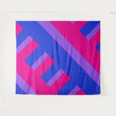 Tenture Mur de la fierté Bi (Devant (Horizontal))