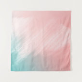 TENTURE MUR DE PASTEL ET DE MINT ABSTRAITS (Devant (Horizontal))
