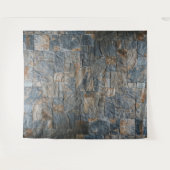Tenture Mur de pierre rustique Ardoises Artesia Gris avec (Devant (Horizontal))