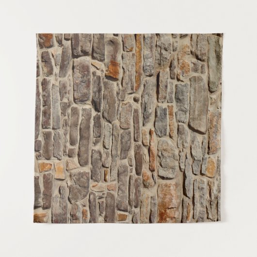 Tenture Mur de pierre texture rustique arrière - plan (Devant (Horizontal))