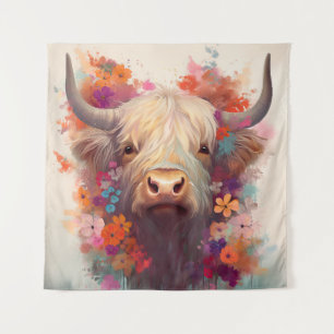 Tenture Mur de vache Highland