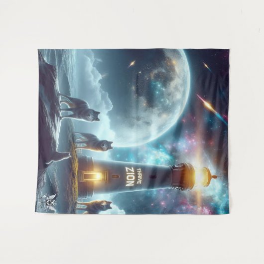 Tenture Mur de zion de l'équipe (Devant (Horizontal))