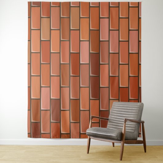 Tenture mur en brique (En situation)