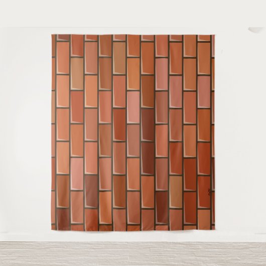 Tenture mur en brique (Devant)