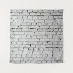 TENTURE MUR EN BRIQUE BLANC