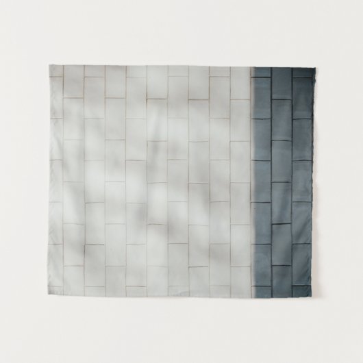 Tenture Mur en brique blanche (Devant (Horizontal))