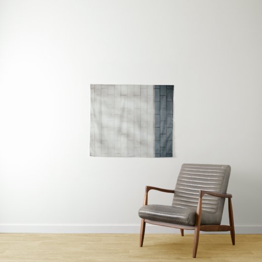 Tenture Mur en brique blanche (En situation (horizontale))