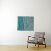 Tenture Mur en brique bleue et blanche (En situation (horizontale))