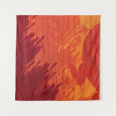 Tenture Mur en brique rouge et orange (Devant (Horizontal))