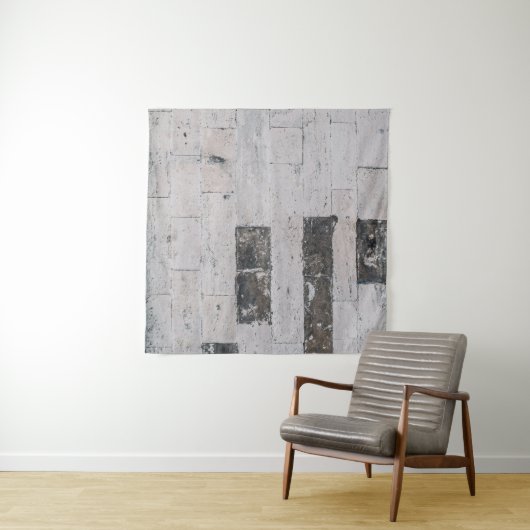 Tenture Mur en ciment gris (En situation (horizontale))