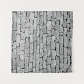 Tenture Mur en pierre grise, arrière - plan abstrait. (Devant (Horizontal))