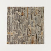 Tenture Mur en pierre rustique, décoration texturée (Devant (Horizontal))