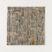 Tenture Mur en pierre rustique, décoration texturée (Devant (Horizontal))