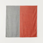 Tenture Mur peint en gris et orange (Devant (Horizontal))