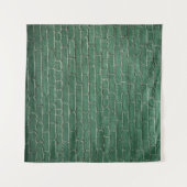 Tenture Mur peint en vert (Devant (Horizontal))