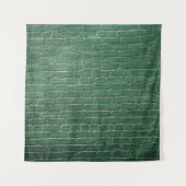 Tenture Mur peint en vert (Devant)