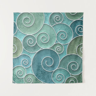 Tenture Mur plâtre texture transparente avec motif tourbil