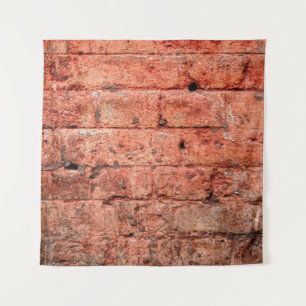 Tenture Mur vintage en brique avec quelques pierres dedans