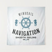 Tenture Murale Affiche de navigation de Windsail (Devant (Horizontal))