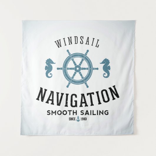 Tenture Murale Affiche de navigation de Windsail (Devant (Horizontal))