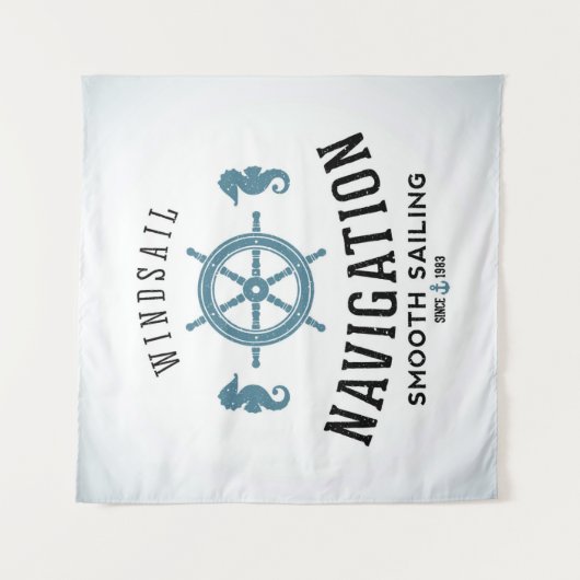 Tenture Murale Affiche de navigation de Windsail (Devant)