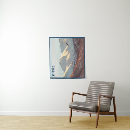 Tenture Murale Aigle d'hiver (En situation)