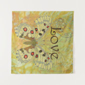Tenture Murale Aime papillon vintage (Devant (Horizontal))