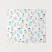 Tenture Murale Ananas abstraits (Devant (Horizontal))