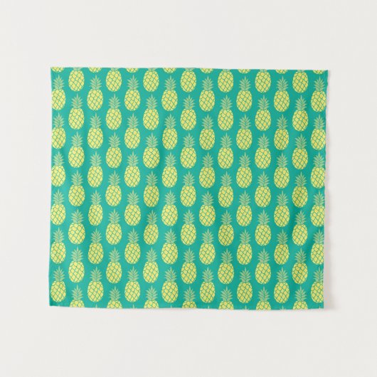 Tenture Murale Ananas en pastel (Devant (Horizontal))