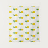 Tenture Murale Ananas tropicaux d'or (Devant)