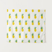 Tenture Murale Ananas tropicaux d'or (Devant (Horizontal))