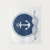 Tenture Murale Ancre et corde élégantes (Devant)